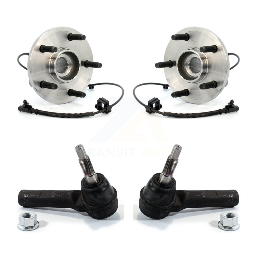 Wheel Bearing And Tie Rod End Front Kit For Dakota Dodge Ram Mitsubishi Raider