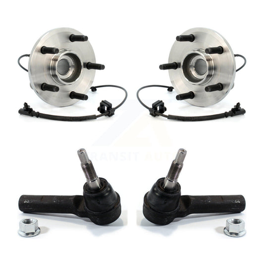 Wheel Bearing And Tie Rod End Front Kit For Dakota Dodge Ram Mitsubishi Raider