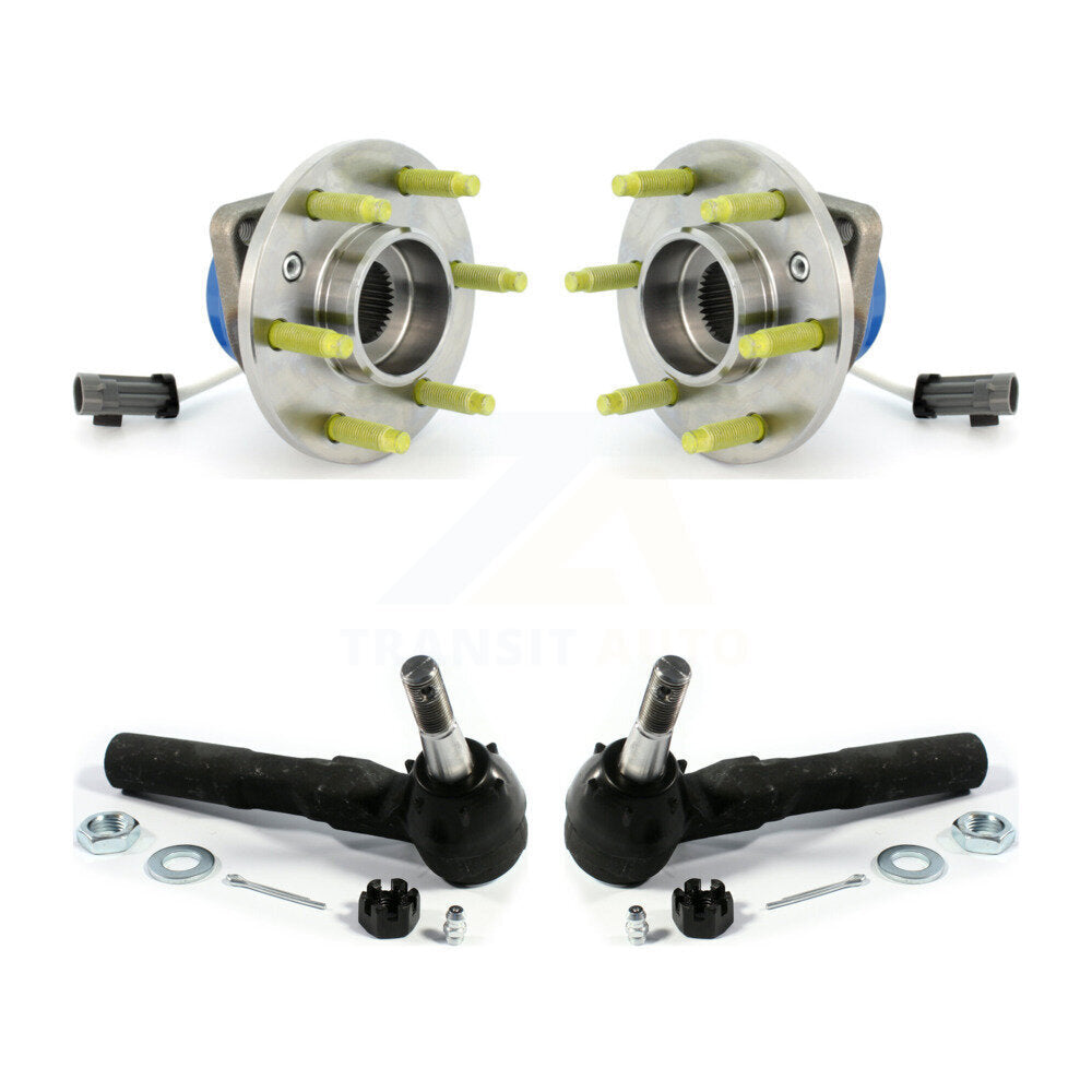 Wheel Bearing Tie Rod End Front Kit For Pontiac Montana Chevrolet Uplander Buick