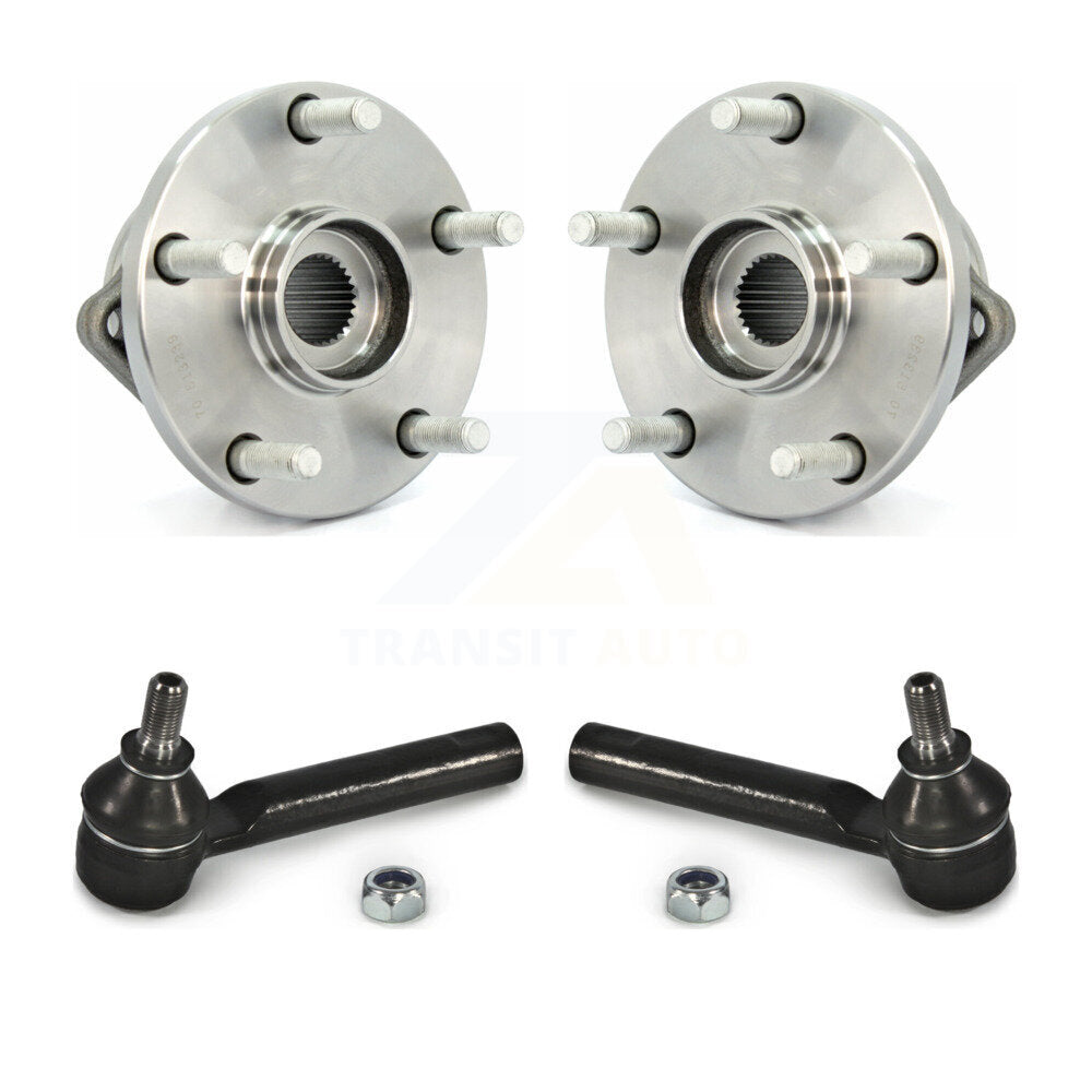 Wheel Bearing And Tie Rod End Front Kit For 2008-2014 Subaru Tribeca