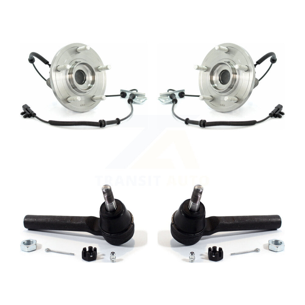 Wheel Bearing And Tie Rod End Front Kit For Dodge Grand Caravan Chrysler Town &