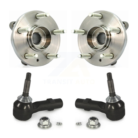 Wheel Bearing And Tie Rod End Front Kit For Ford Taurus Flex Lincoln MKS MKT