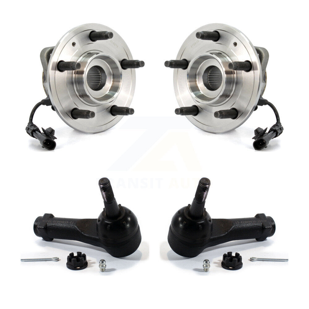 Wheel Bearing Tie Rod End Front Kit For Chevrolet Equinox Pontiac Torrent Saturn