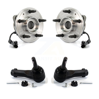 Wheel Bearing Tie Rod End Front Kit For Chevrolet Equinox Pontiac Torrent Saturn