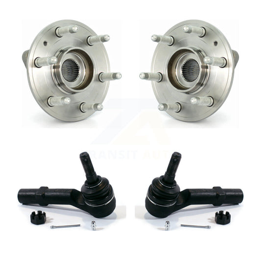 Wheel Bearing And Tie Rod End Front Kit For GMC Acadia Buick Enclave Chevrolet