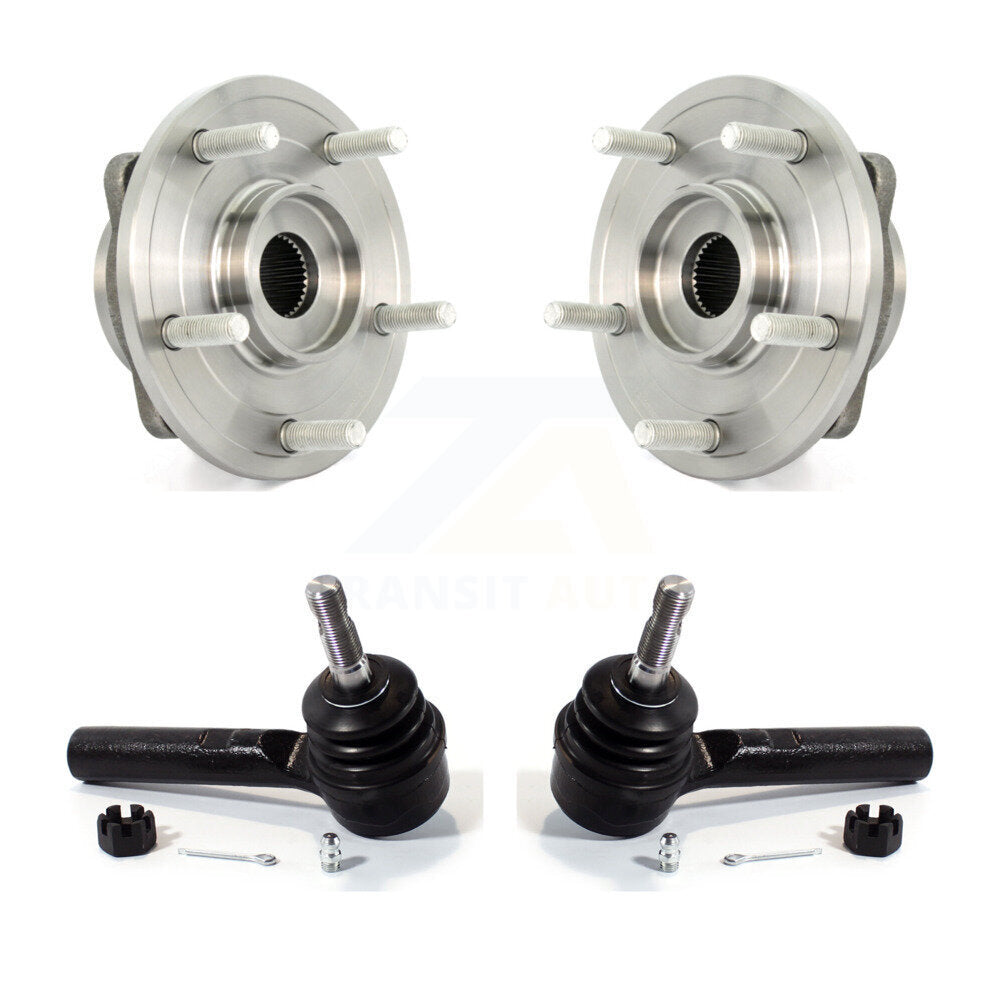 Wheel Bearing And Tie Rod End Front Kit For 2009-2020 Dodge Journey