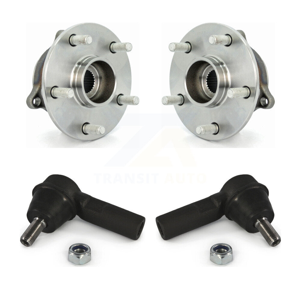 Wheel Bearing And Tie Rod End Front Kit For 2006-2013 Suzuki Grand Vitara