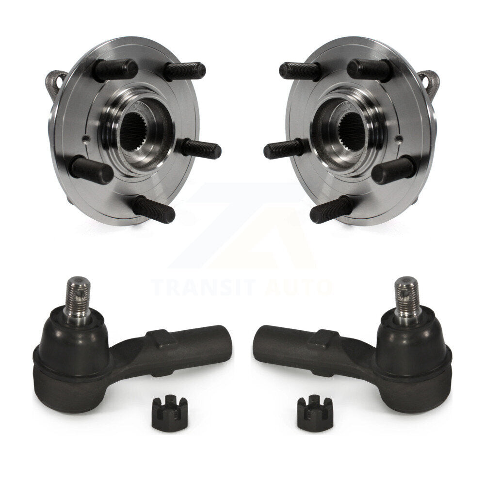 Wheel Bearing And Tie Rod End Front Kit For 2011-2017 Honda Odyssey