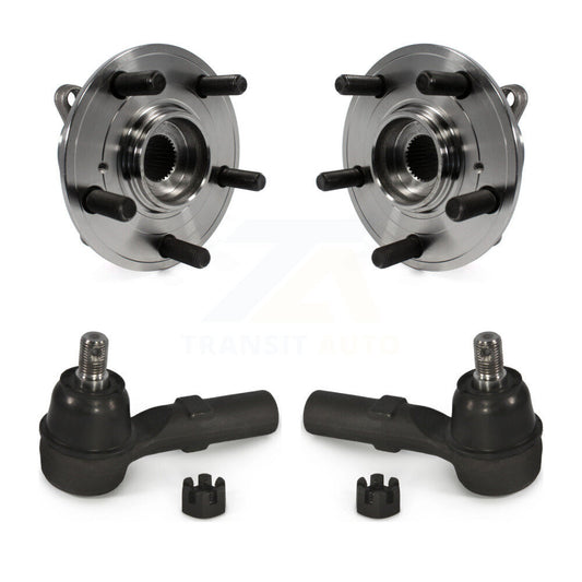 Wheel Bearing And Tie Rod End Front Kit For 2011-2017 Honda Odyssey