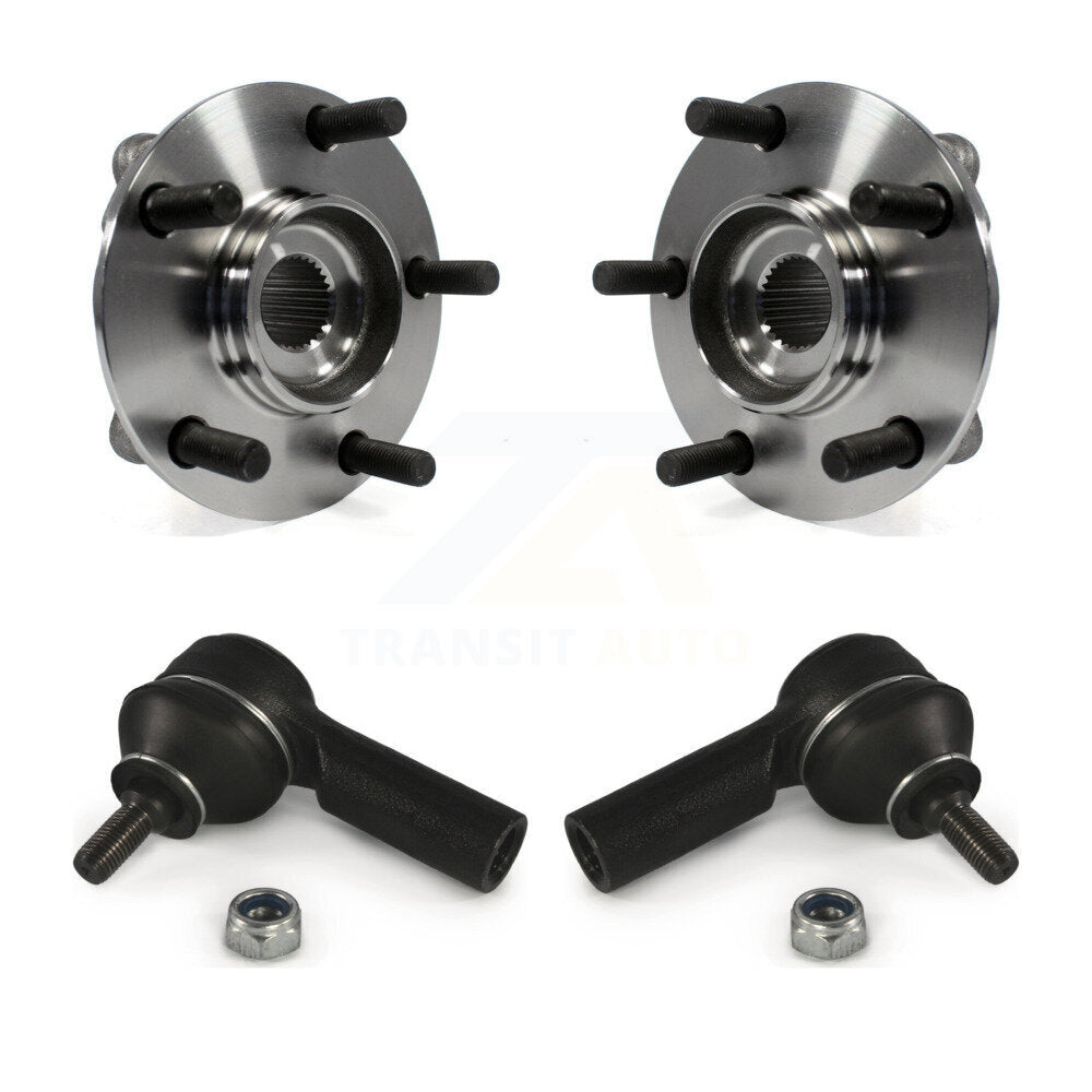 Wheel Bearing And Tie Rod End Front Kit For Mitsubishi Lancer