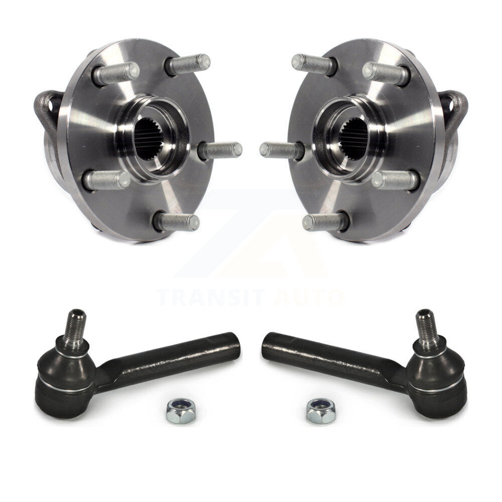 Wheel Bearing & Tie Rod End Front Kit For Subaru Impreza Forester Outback Ascent