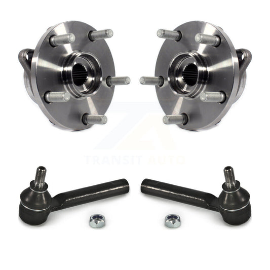 Wheel Bearing & Tie Rod End Front Kit For Subaru Impreza Forester Outback Ascent