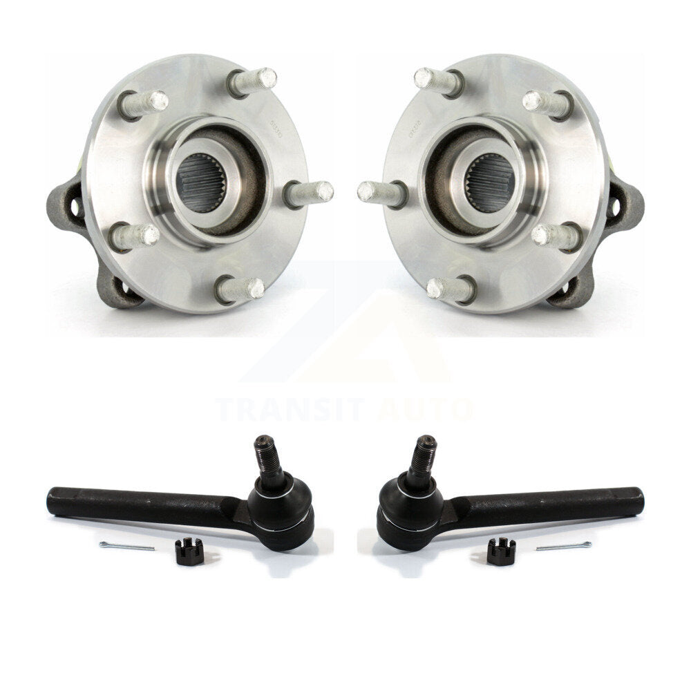 Wheel Bearing And Tie Rod End Front Kit For 2005-2007 Nissan Murano