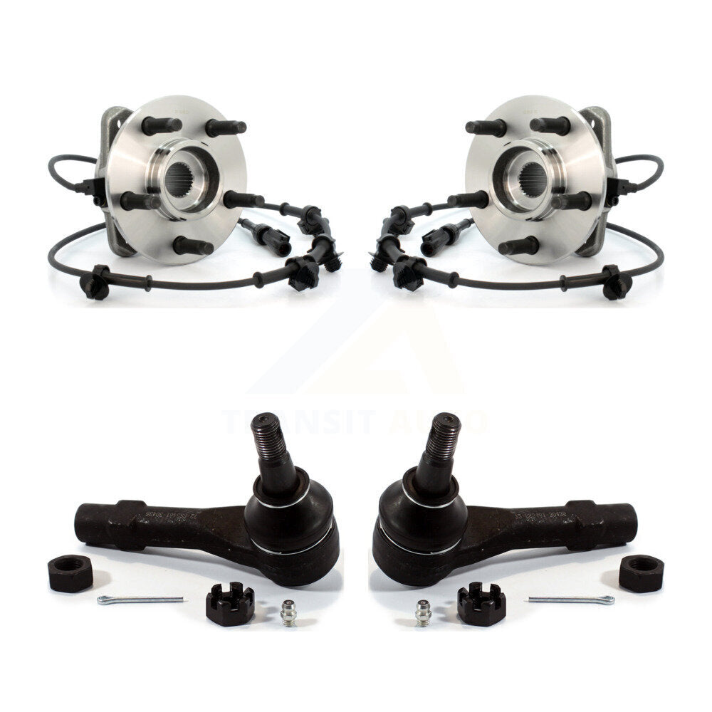 Wheel Bearing And Tie Rod End Front Kit For Ford Ranger Mazda B4000 B3000