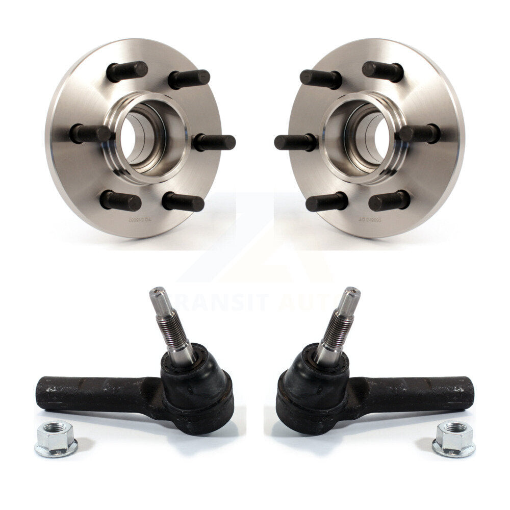 Wheel Bearing And Tie Rod End Front Kit For Dodge Dakota Durango