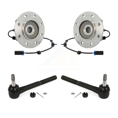 Wheel Bearing & Tie Rod End Front Kit For Chevrolet GMC K1500 K2500 K3500 Tahoe