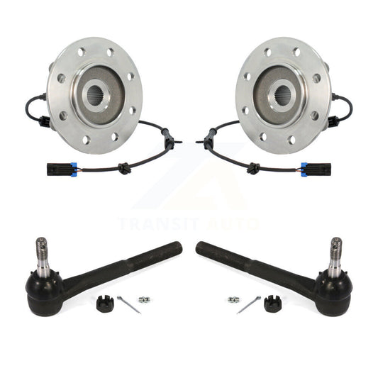 Wheel Bearing & Tie Rod End Front Kit For Chevrolet GMC K1500 K2500 K3500 Tahoe