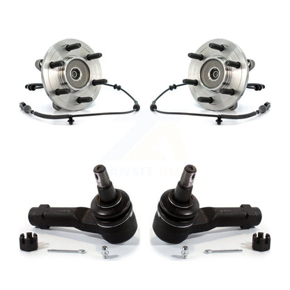 Wheel Bearing And Tie Rod End Front Kit For Ford F-150 4WD