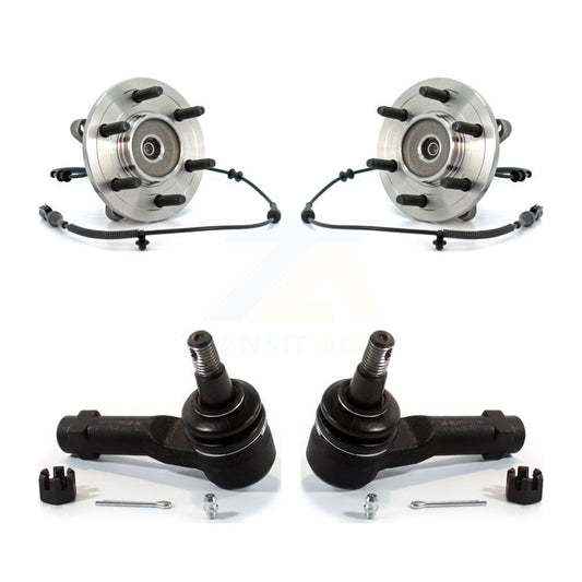 Wheel Bearing And Tie Rod End Front Kit For Ford F-150 4WD