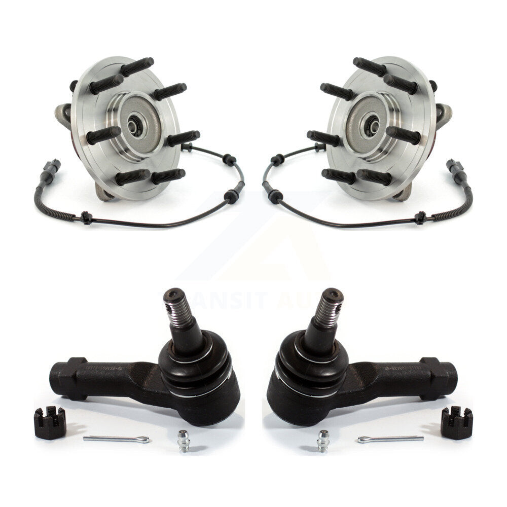 Wheel Bearing And Tie Rod End Front Kit For Ford F-150 4WD
