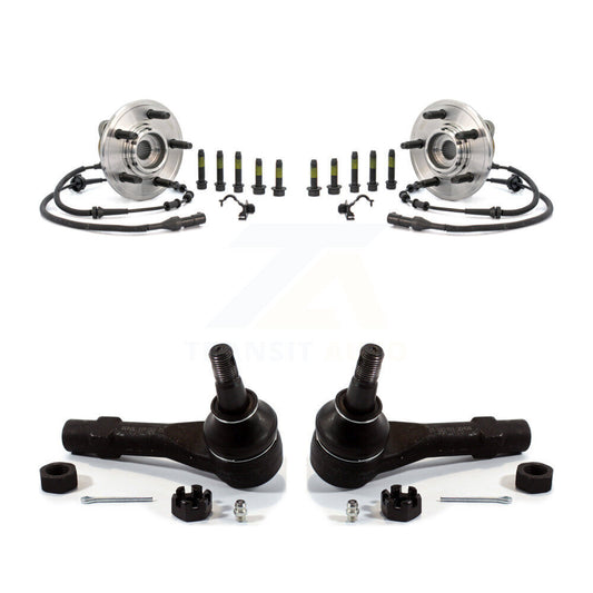 Wheel Bearing And Tie Rod End Front Kit For Ford Explorer Mercury Mountaineer