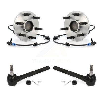 Wheel Bearing And Tie Rod End Front Kit For 2000 Chevrolet Tahoe RWD with 5.7L