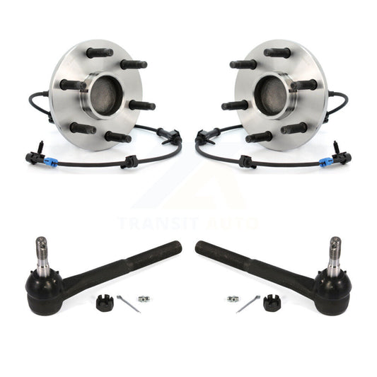 Wheel Bearing And Tie Rod End Front Kit For 2000 Chevrolet Tahoe RWD with 5.7L