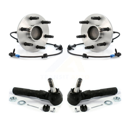 Wheel Bearing And Tie Rod End Front Kit For Chevrolet Silverado 1500 GMC Sierra
