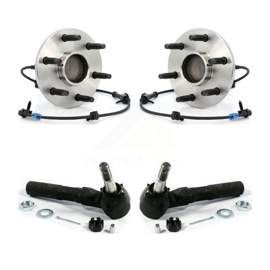 Wheel Bearing And Tie Rod End Front Kit For Chevrolet Silverado 1500 GMC Sierra