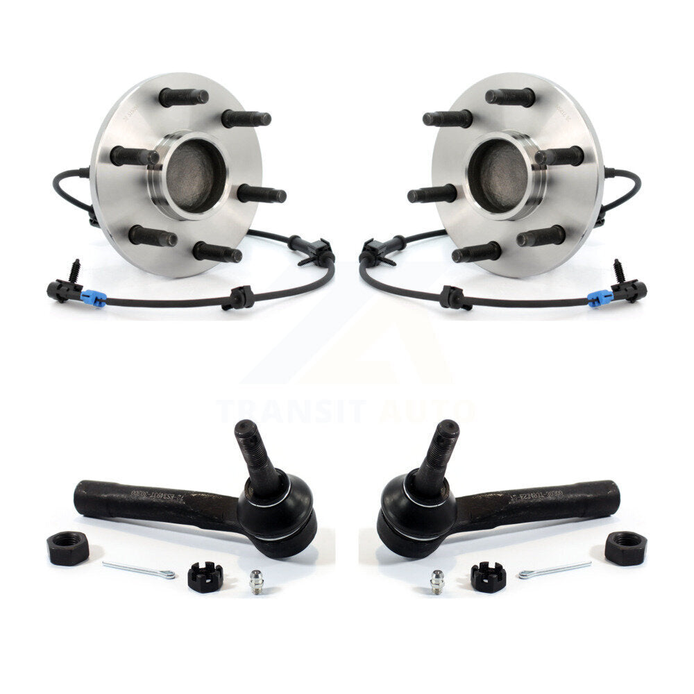 Wheel Bearing & Tie Rod End Front Kit For Chevrolet GMC Silverado 1500 Sierra XL
