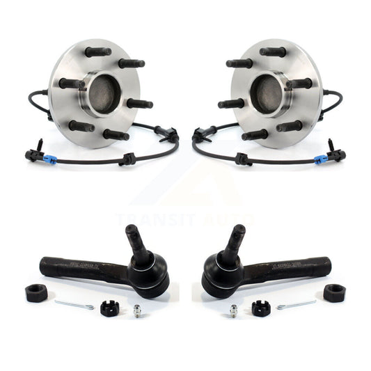 Wheel Bearing & Tie Rod End Front Kit For Chevrolet GMC Silverado 1500 Sierra XL