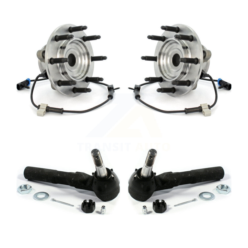 Wheel Bearing And Tie Rod End Front Kit For Chevrolet Silverado 1500 Classic GMC