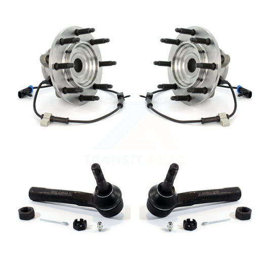 Wheel Bearing Tie Rod End Front Kit For Chevrolet GMC Silverado 1500 Sierra 2500