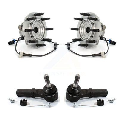 Wheel Bearing & Tie Rod End Front Kit For GMC Chevrolet Sierra 2500 HD Silverado