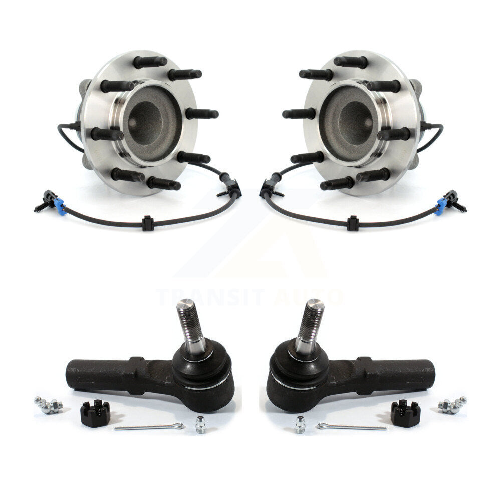 Wheel Bearing & Tie Rod End Front Kit For GMC Chevrolet Savana 2500 Express 3500