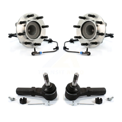 Wheel Bearing & Tie Rod End Front Kit For Chevrolet Express 3500 GMC Savana 4500