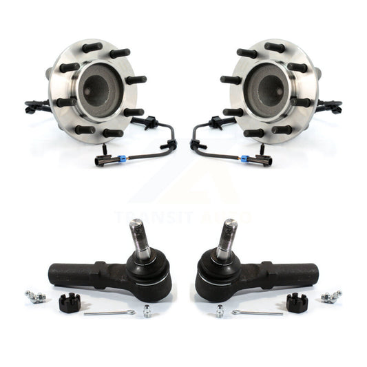 Wheel Bearing & Tie Rod End Front Kit For Chevrolet Express 3500 GMC Savana 4500