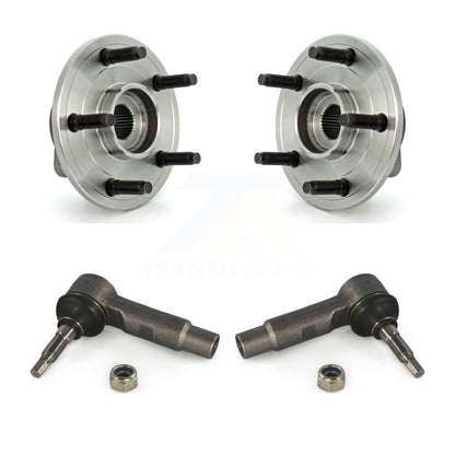 Wheel Bearing & Tie Rod End Front Kit For 02-05 Dodge Ram 1500 With 5 Lug Wheels