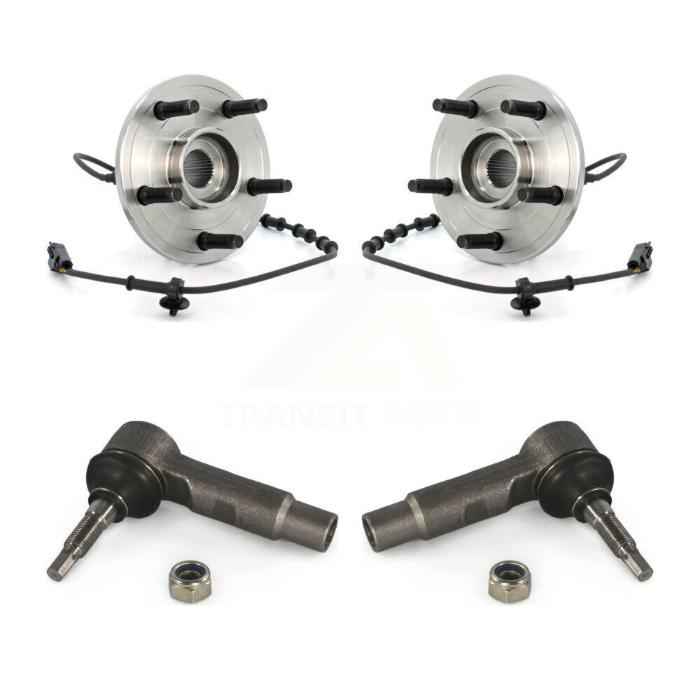 Wheel Bearing And Tie Rod End Front Kit For 2002-2005 Dodge Ram 1500 4-Wheel ABS