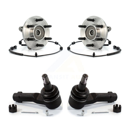 Wheel Bearing And Tie Rod End Front Kit For Ford F-150 Lincoln Mark LT