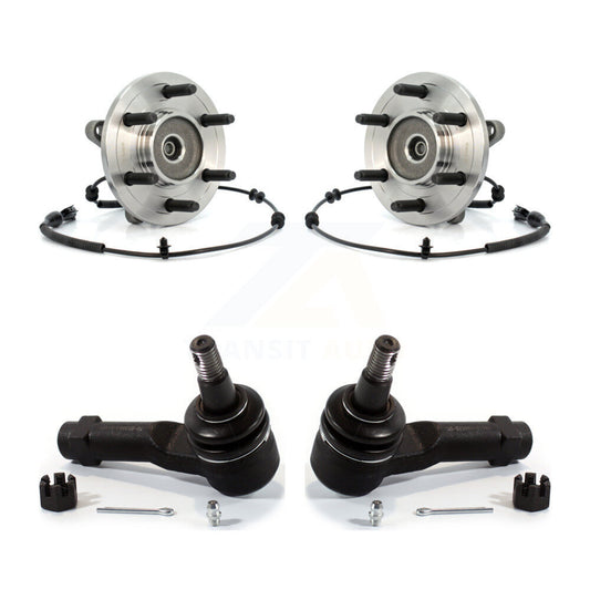 Wheel Bearing And Tie Rod End Front Kit For Ford F-150 Lincoln Mark LT