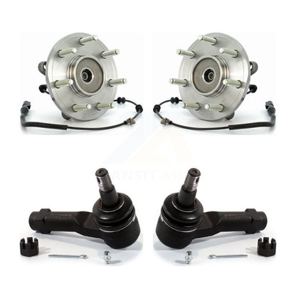Wheel Bearing And Tie Rod End Front Kit For Ford F-150 Lincoln Mark LT