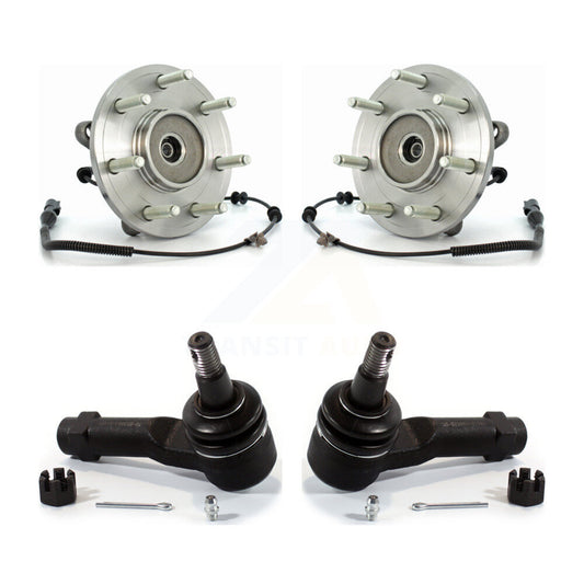 Wheel Bearing And Tie Rod End Front Kit For Ford F-150 Lincoln Mark LT