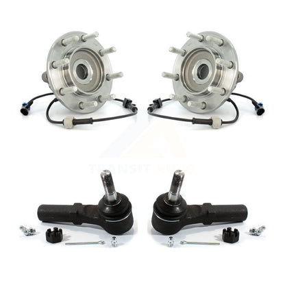 Wheel Bearing Tie Rod End Front Kit For Chevrolet GMC Sierra 3500 Silverado RWD