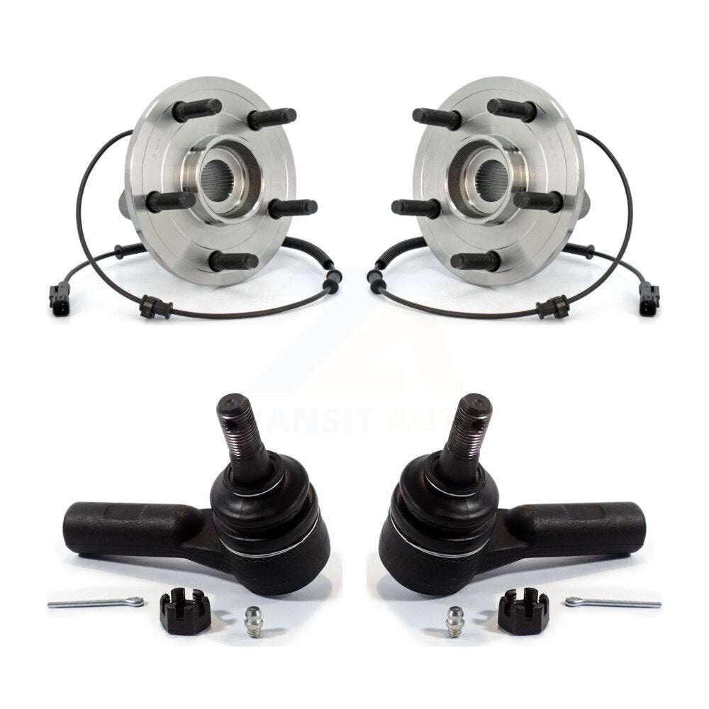 Wheel Bearing And Tie Rod End Front Kit For Dodge Ram 1500