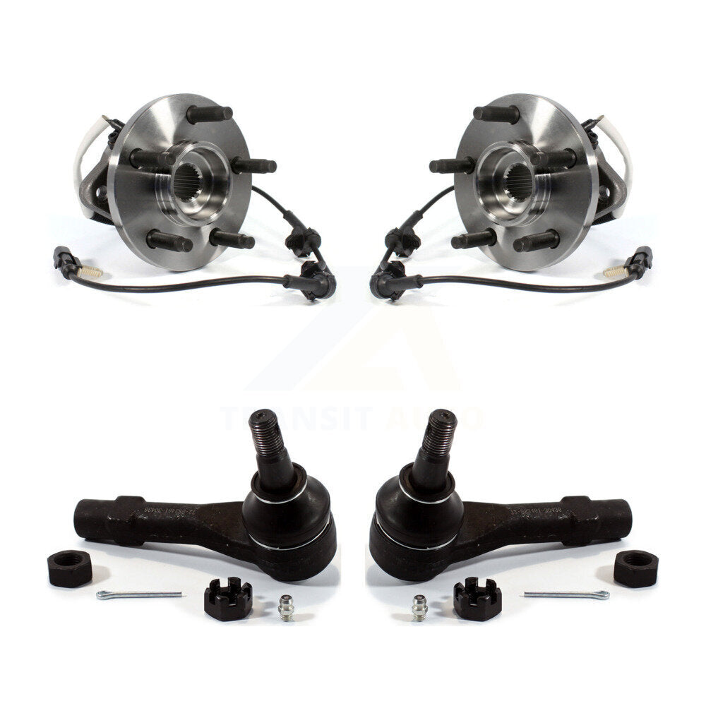 Wheel Bearing And Tie Rod End Front Kit For Ford Ranger Mazda B4000 4WD