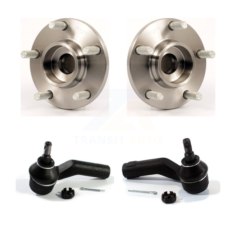 Wheel Bearing And Tie Rod End Front Kit For Mazda 3