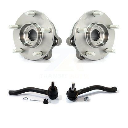 Wheel Bearing And Tie Rod End Front Kit For Nissan Altima