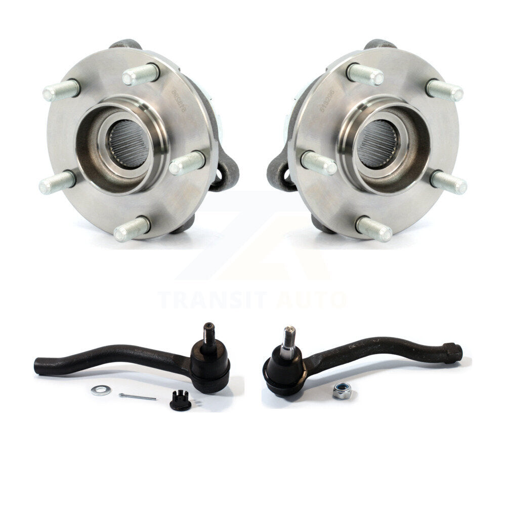 Wheel Bearing And Tie Rod End Front Kit For Nissan Altima Maxima