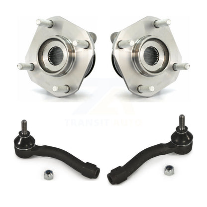 Wheel Bearing And Tie Rod End Front Kit For 2007-2012 Nissan Sentra 2.0L